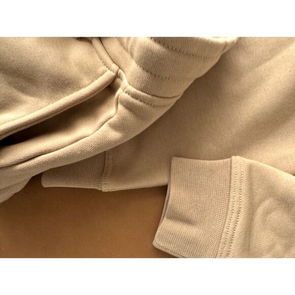 Reiss Nina kids Set Sweatshirt and Shorts camel color sz 4-5 - Picture 7 of 8